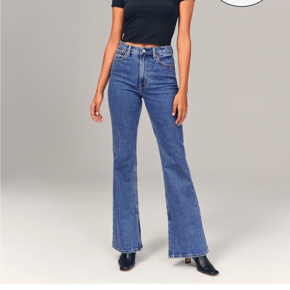 Abercrombie vintage flare high rise jean